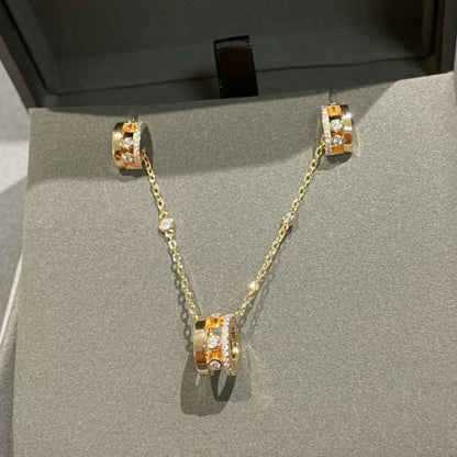[Resenly Jewelry]CHAIN MOVE ROMANE PEDAND NECKLACE