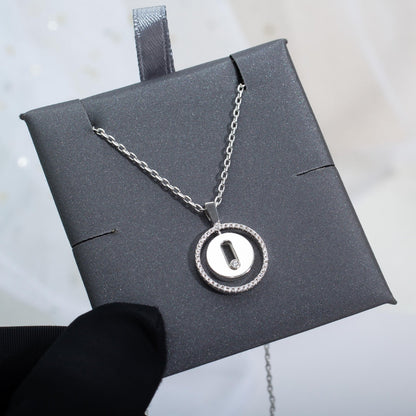[Resenly Jewelry]LUCKY MOVE PM NECKLACE SILVER DIAMOND