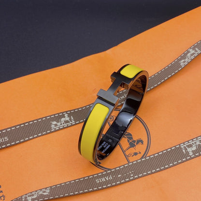[Resenly Jewelry]CLIC HM SO BLACK YELLOW BRACELET