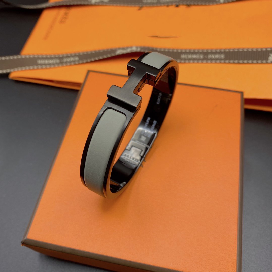 [Resenly Jewelry]CLIC HM SO BLACK GREY BRACELET