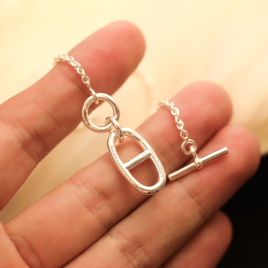 [Resenly Jewelry]HM CHAINE D'ANCRE PENDANT NECKLACE STERLING SILVER