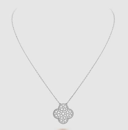 {
  "Resenly Jewelry": "Resenly Jewelry",
  "CLOVER 25MM LARGE PENDANT DIAMOND PAVED SILVER NECKLACE": "クローバー 25MM ラージペンダント ダイヤモンドパヴェ シルバーネックレス"
}