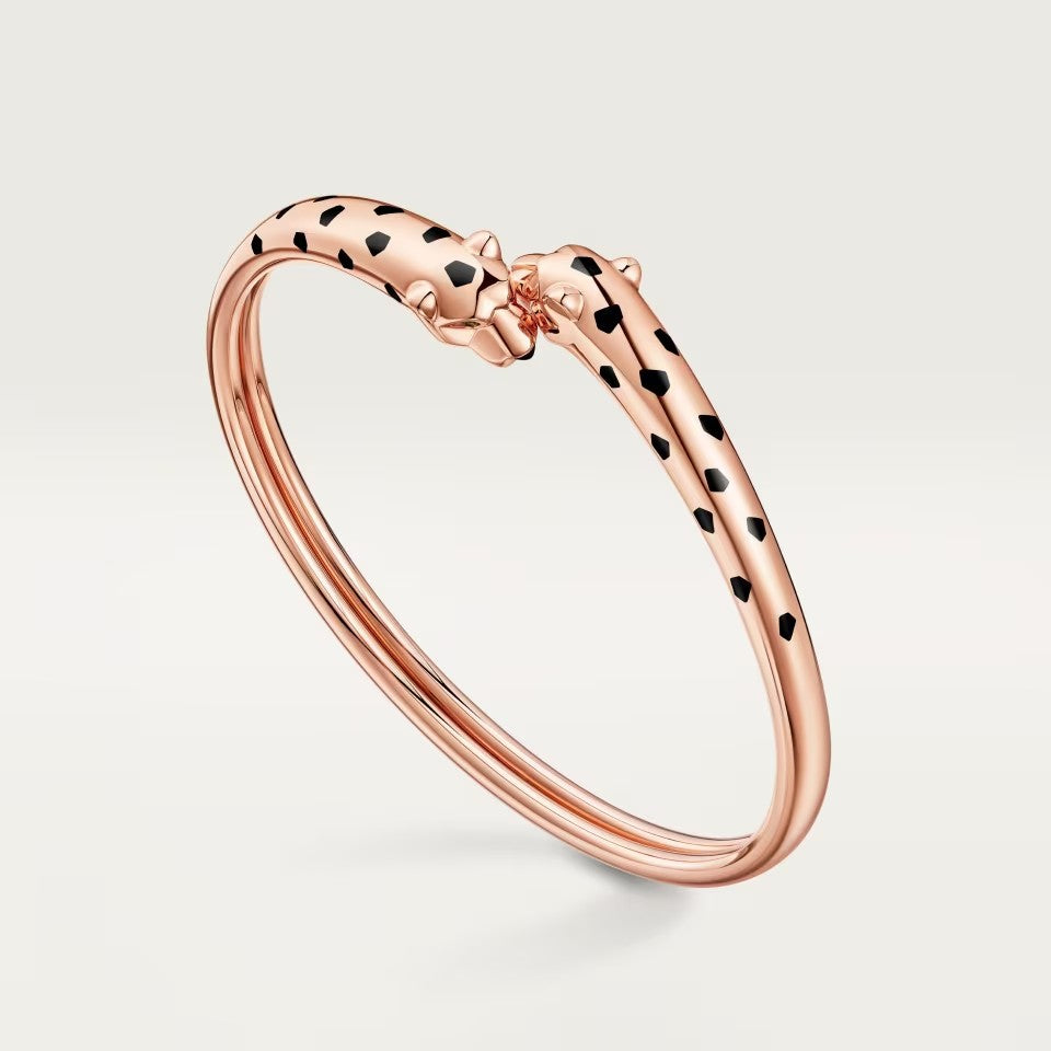 [Resenly Jewelry]PANTHERE DOUBLE HEADED OPEN BRACELET