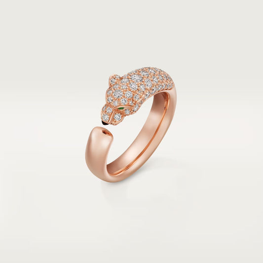 [Resenly Jewelry]パンテール ハーフダイヤモンド スモールリング