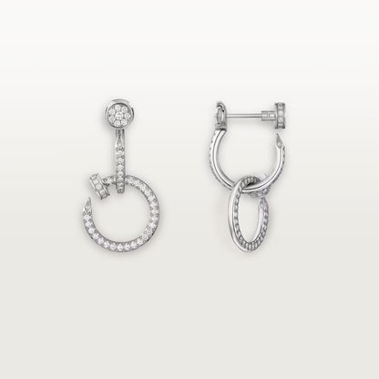 [Resenly Jewelry]JUSTE FULL DIAMOND DOUBLE EARRINGS