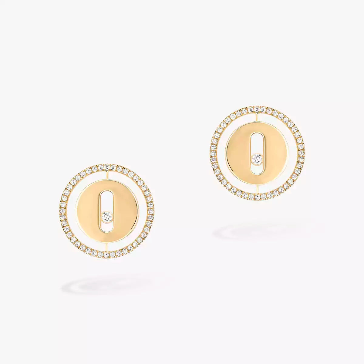 [Resenly Jewelry]Lucky Move Diamond Earrings