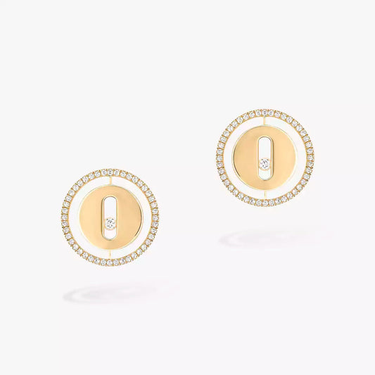 [Resenly Jewelry]Lucky Move Diamond Earrings