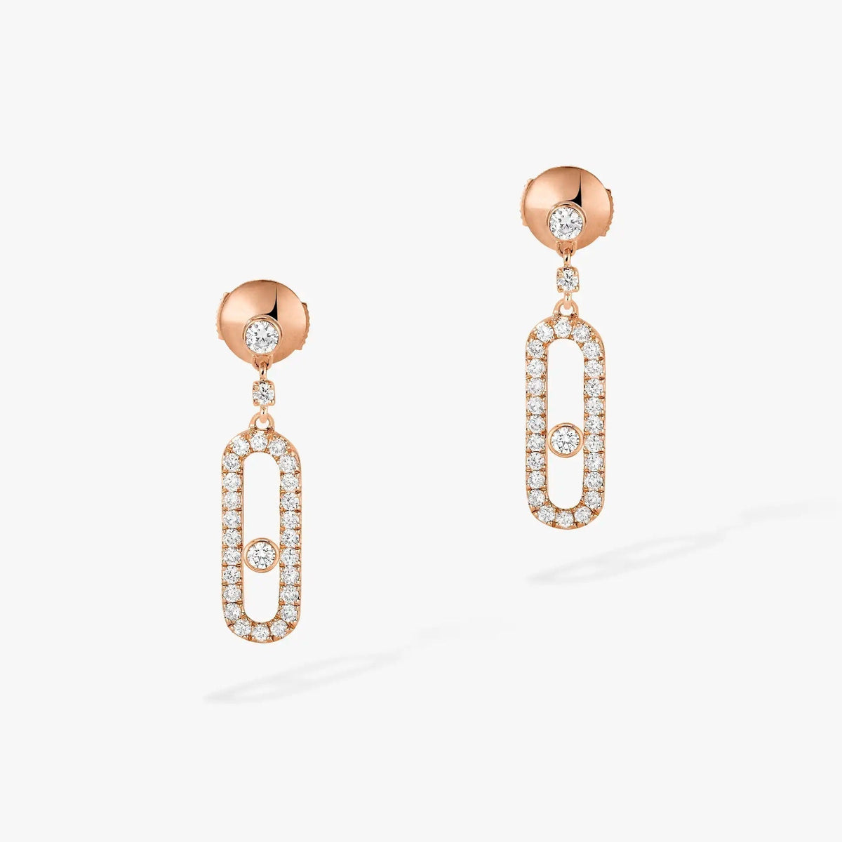 [Resenly Jewelry]DORMEUSES MOVE UNO DIAMOND EARRINGS