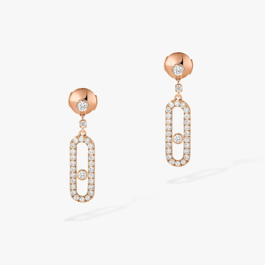 [Resenly Jewelry]DORMEUSES MOVE UNO DIAMOND EARRINGS