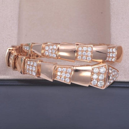 [Resenly Jewelry]SERPENTI BRACELET PINK GOLD DIAMOND