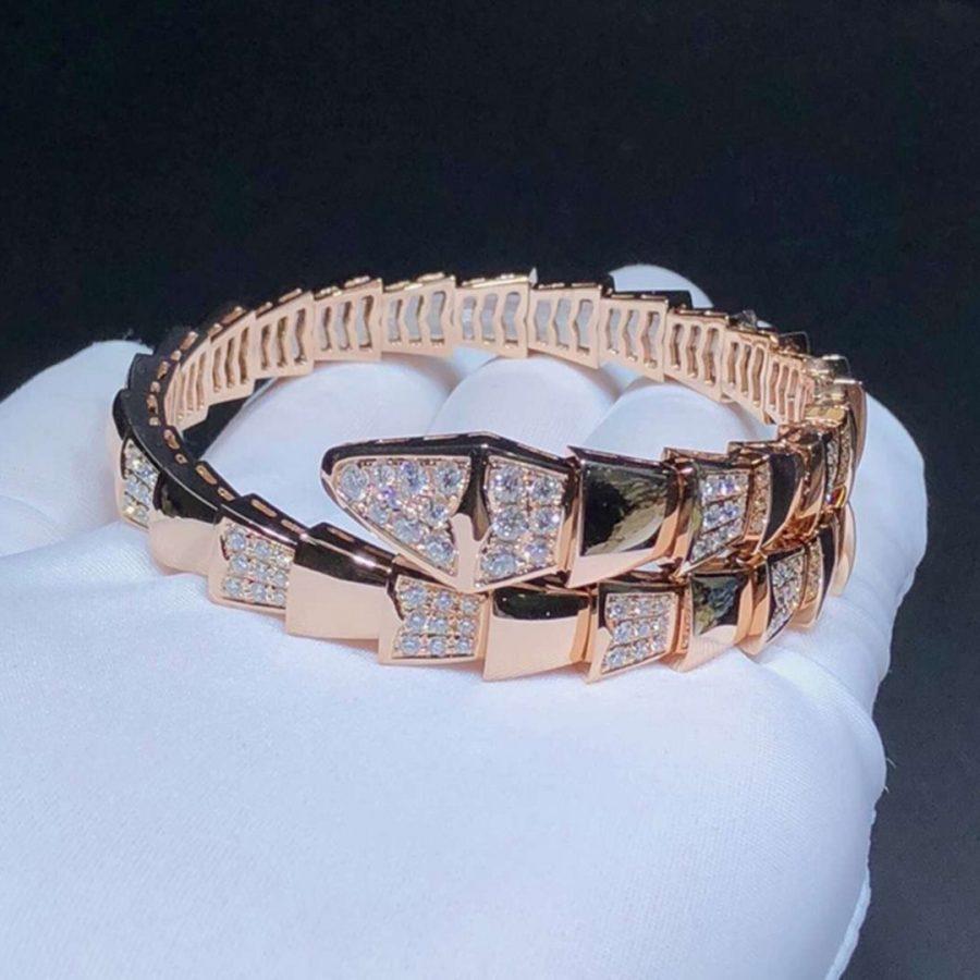 [Resenly Jewelry]SERPENTI BRACELET PINK GOLD DIAMOND