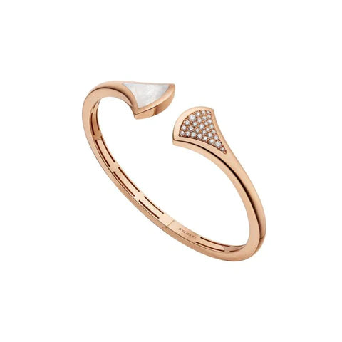 [Resenly Jewelry]DREAM BRACELET OPEN PINK GOLD MOP DIAMOND