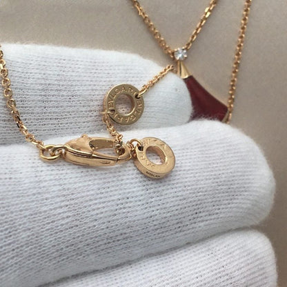 [Resenly Jewelry]ドリーム ネックレス カーネリアン 1ダイヤモンド