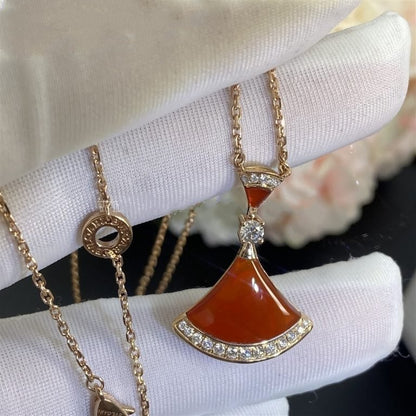 [Resenly Jewelry]DREAM NECKLACE CARNELIAN DIAMOND