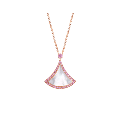 [Resenly Jewelry]DREAM NECKLACE MOP DIAMOND PINK