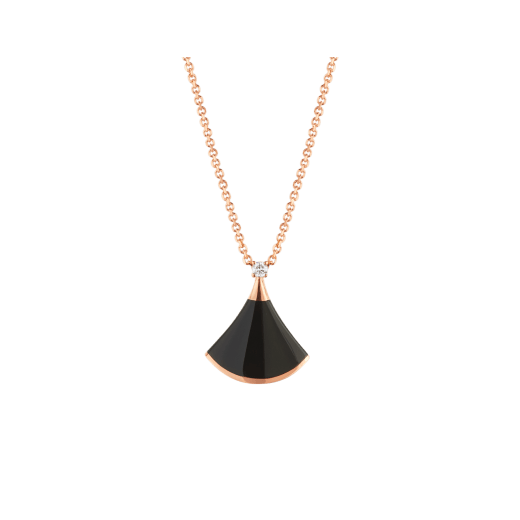 [Resenly Jewelry]DREAM NECKLACE ONYX 1 DIAMOND