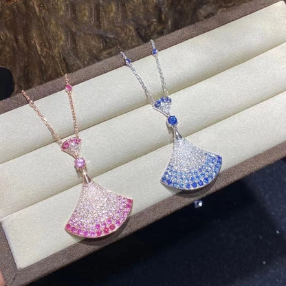 [Resenly Jewelry]DREAM NECKLACE AGATE SILVER DIAMOND