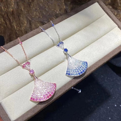[Resenly Jewelry]DREAM NECKLACK DIAMOND PINK GOLD