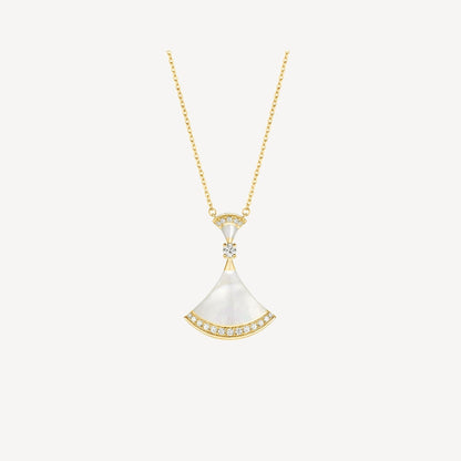 [Resenly Jewelry]DREAM NECKLACE MOP GOLD DIAMOND