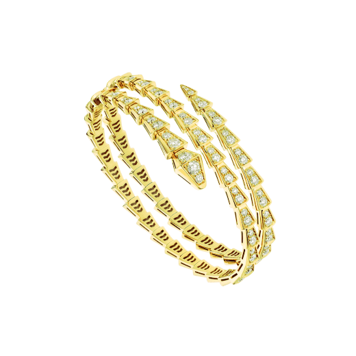 [Resenly Jewelry]SERPENTI BRACELET GOLD DIAMOND DOUBLE ROW