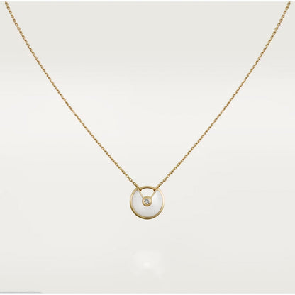 [Resenly Jewelry]AMULETTE ROSE GOLD MOP NECKLACE