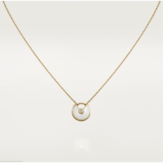 [Resenly Jewelry]AMULETTE ROSE GOLD MOP NECKLACE