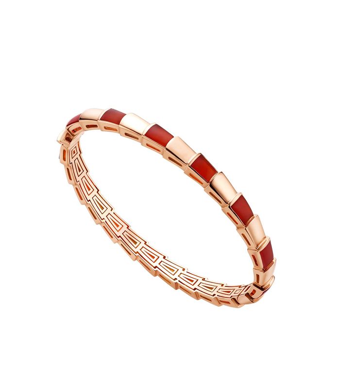 [Resenly Jewelry]セルペンティ ブレスレット ピンクゴールド ルベライト