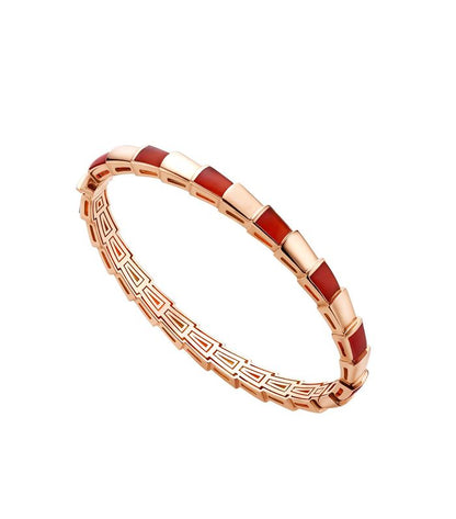 [Resenly Jewelry]セルペンティ ブレスレット ピンクゴールド ルベライト