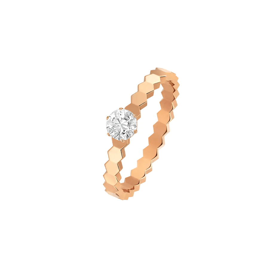 [Resenly Jewelry]BEE LOVE リング ピンクゴールド 1ダイヤモンド