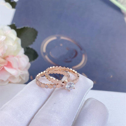 [Resenly Jewelry]BEE LOVE リング ピンクゴールド 1ダイヤモンド