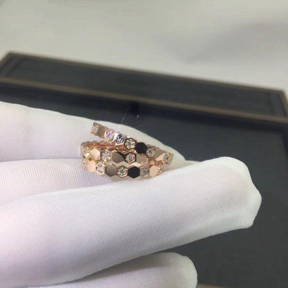 [Resenly Jewelry]BEE LOVE リング ピンクゴールド ダイヤモンド
