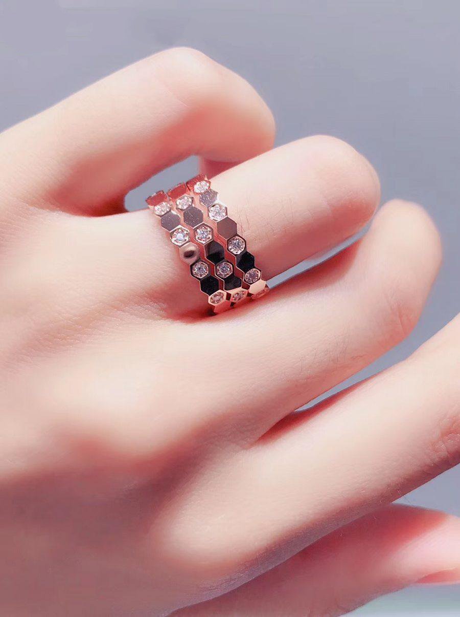 [Resenly Jewelry]BEE LOVE リング ピンクゴールド ダイヤモンド
