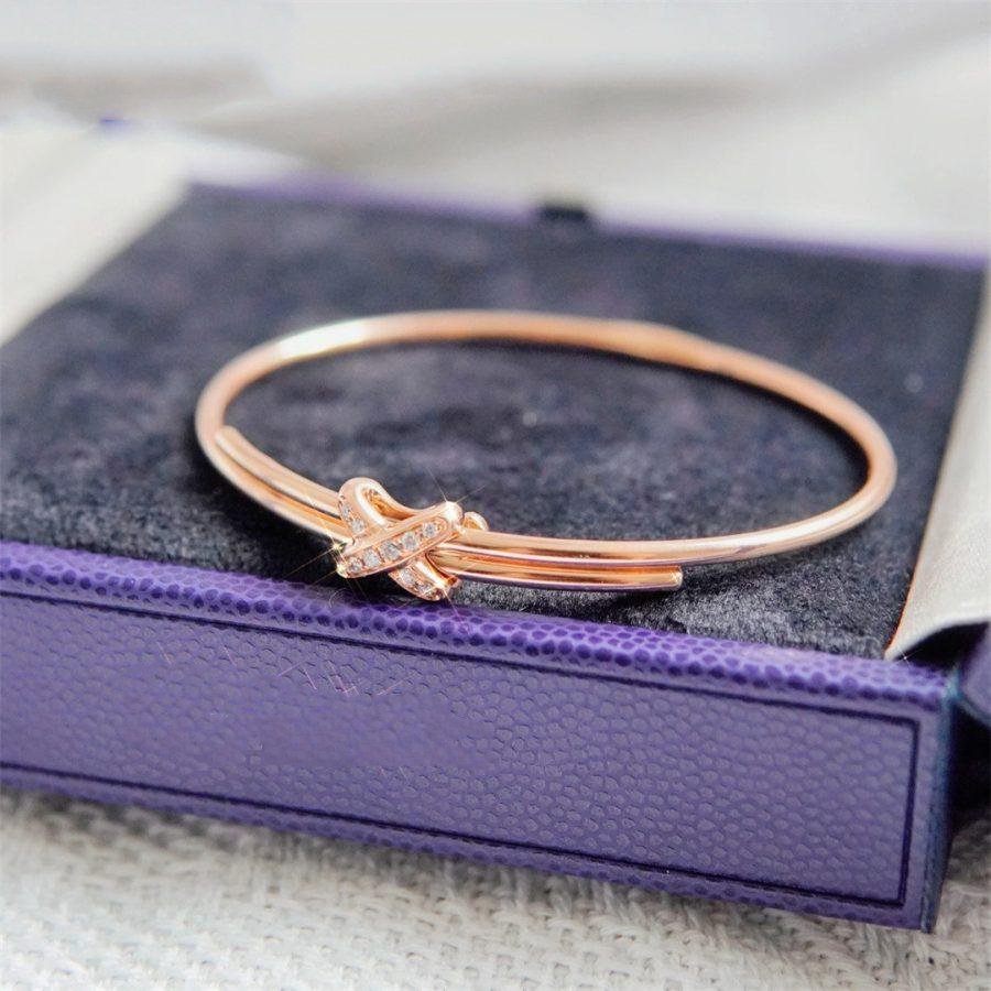 [Resenly Jewelry]JEUX DE BRACELET PINK GOLD DIAMONDS