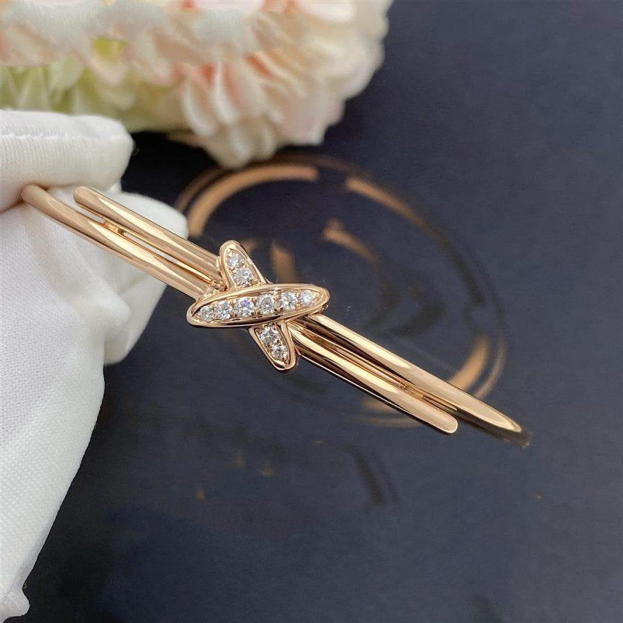 [Resenly Jewelry]JEUX DE BRACELET PINK GOLD DIAMONDS
