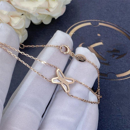 [Resenly Jewelry]JEUX BRACELET WHITE MOP PINK GOLD 1 DIAMOND