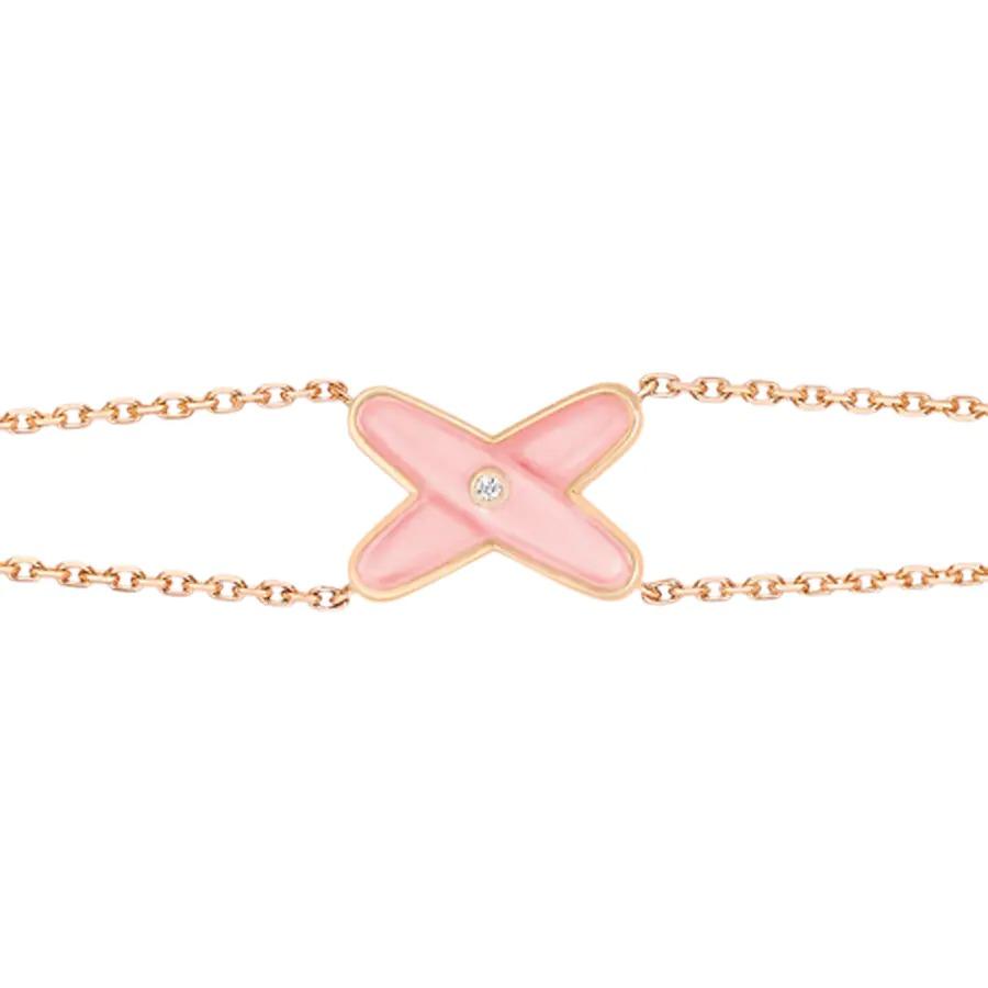 [Resenly Jewelry]JEUX BRACELET PINK MOP PINK GOLD 1 DIAMOND