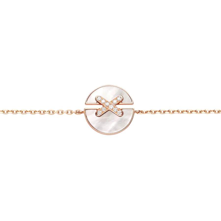 [Resenly Jewelry]JEUX DE BRACELET MOP PINK GOLD DIAMONDS