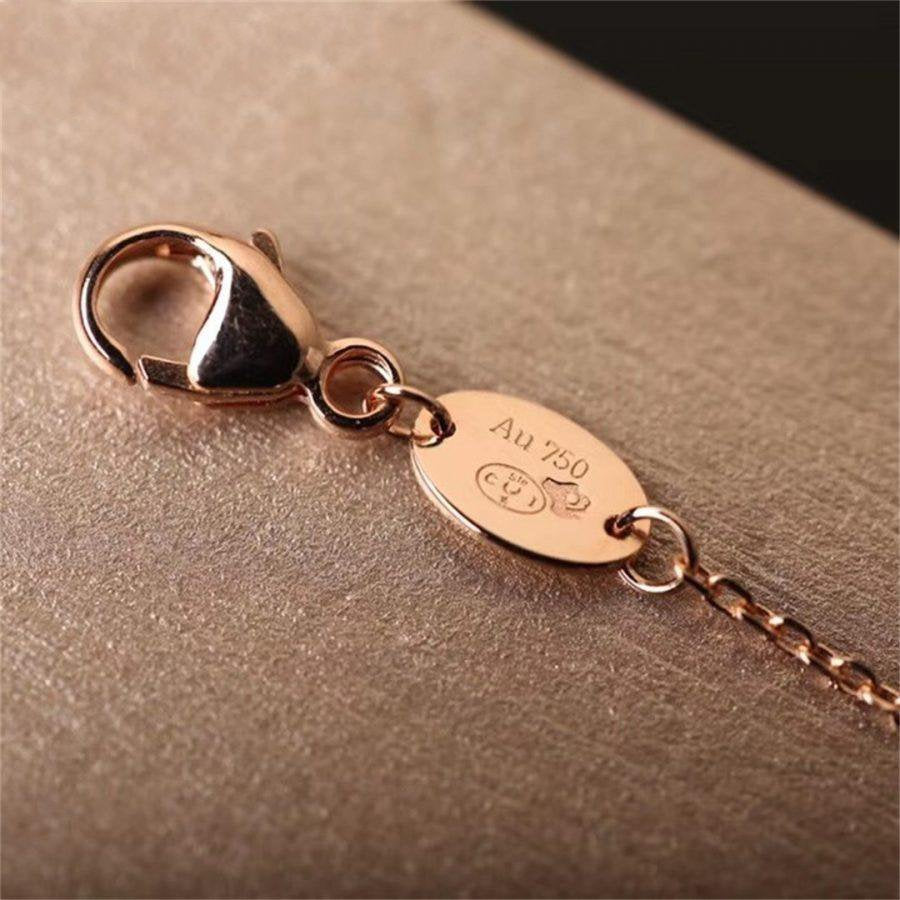 [Resenly Jewelry] 透かし彫り 四つ葉のクローバー フラワー型リング