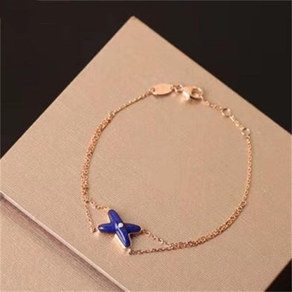 [Resenly Jewelry] 透かし彫り 四つ葉のクローバー フラワー型リング