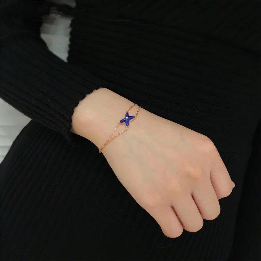 [Resenly Jewelry] 透かし彫り 四つ葉のクローバー フラワー型リング