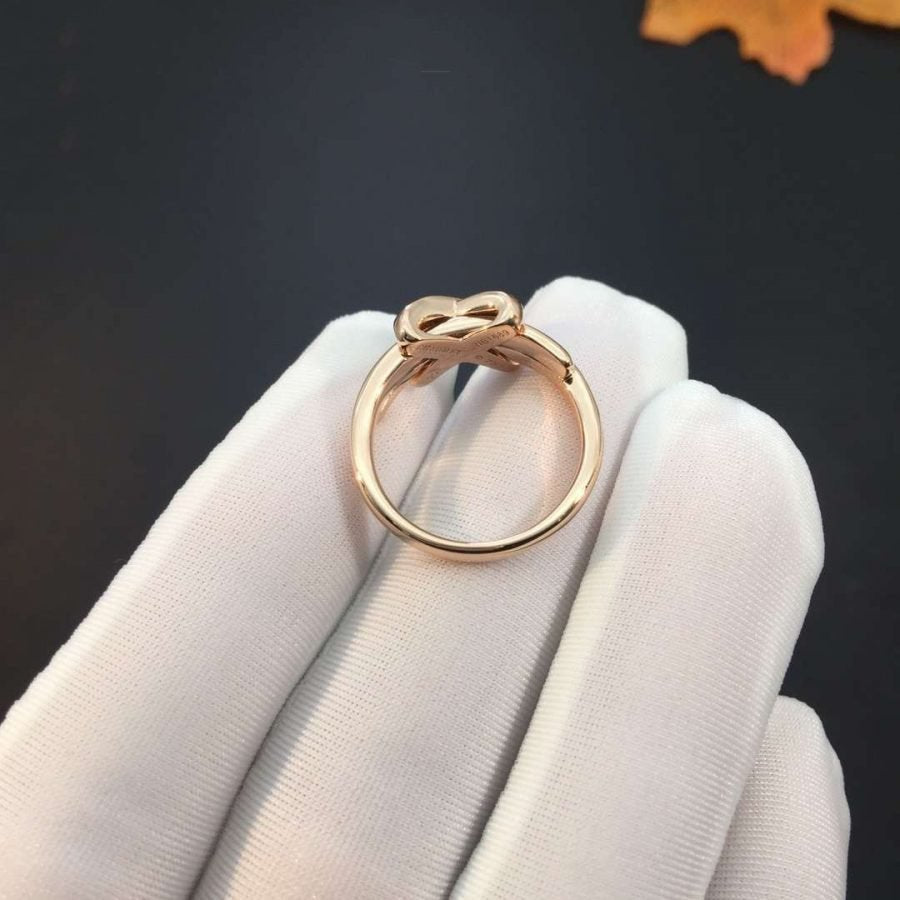 [Resenly Jewelry]JEUX DE ピンクゴールドダイヤモンドリング