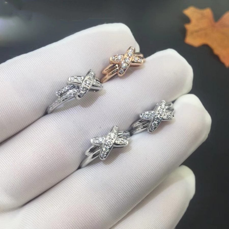 {"[Resenly Jewelry]JEUX DE SILVER DIAMOND RING"}