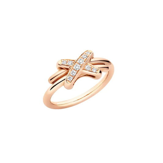 [Resenly Jewelry]JEUX DE PINK GOLD DIAMOND RING