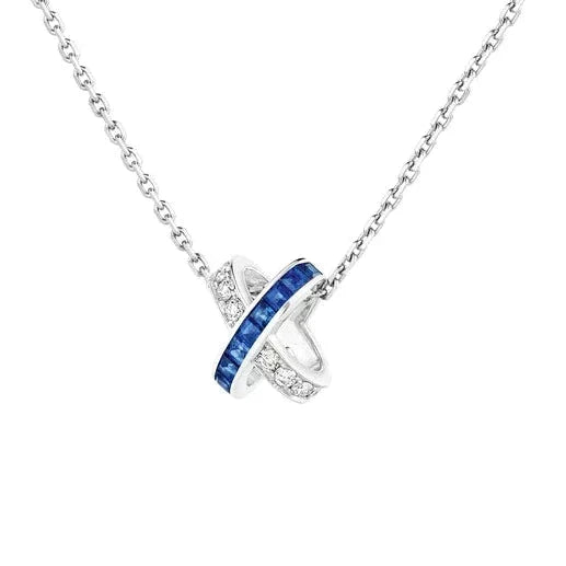 [Resenly Jewelry]LIENS ダイヤモンド シルバーネックレス