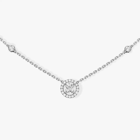 [Resenly Jewelry]Diamond Necklace 0,20ct Brilliant Shape Joy