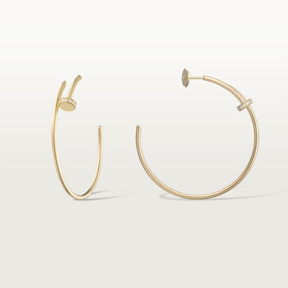 [Resenly Jewelry]JUSTE HALF DIAMOND LARGE EARRINGS