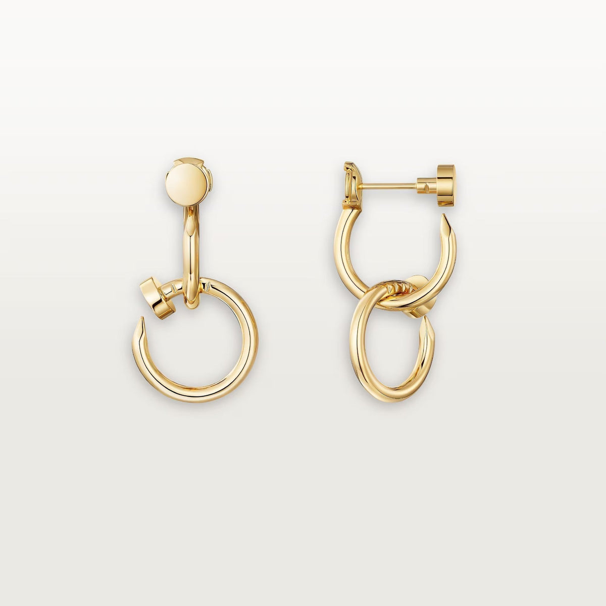 [Resenly Jewelry]JUSTE NO DIAMOND DOUBLE EARRINGS