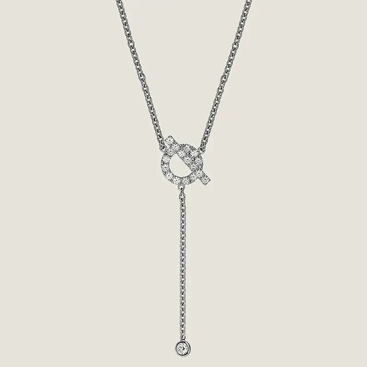 [Resenly Jewelry]FINESSE SILVER DIAMOND NECKLACE