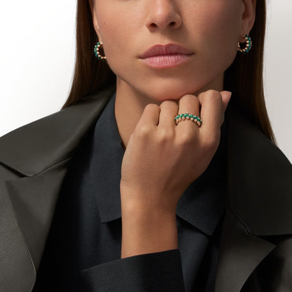 [Resenly Jewelry]CLASH 7.9MM AGATE CHALCEDONY RING