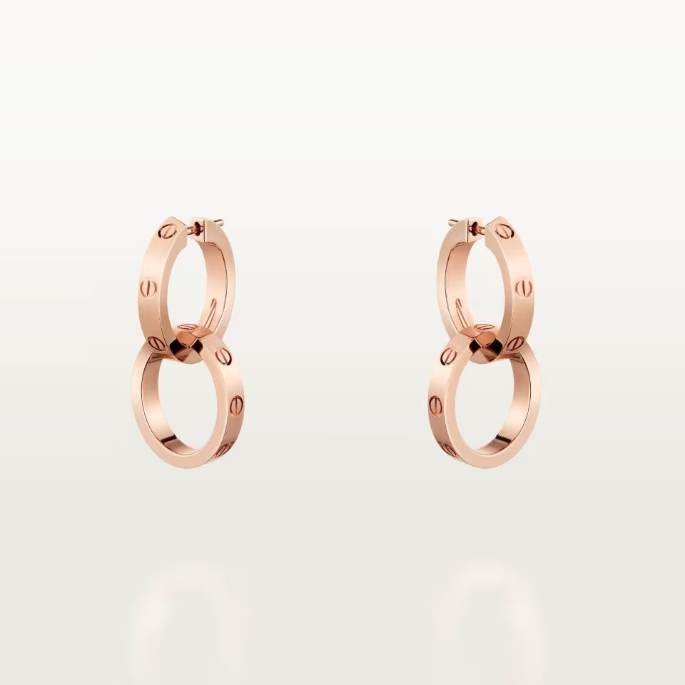 [Resenly Jewelry]LOVE 3.3MM ダングルピアス